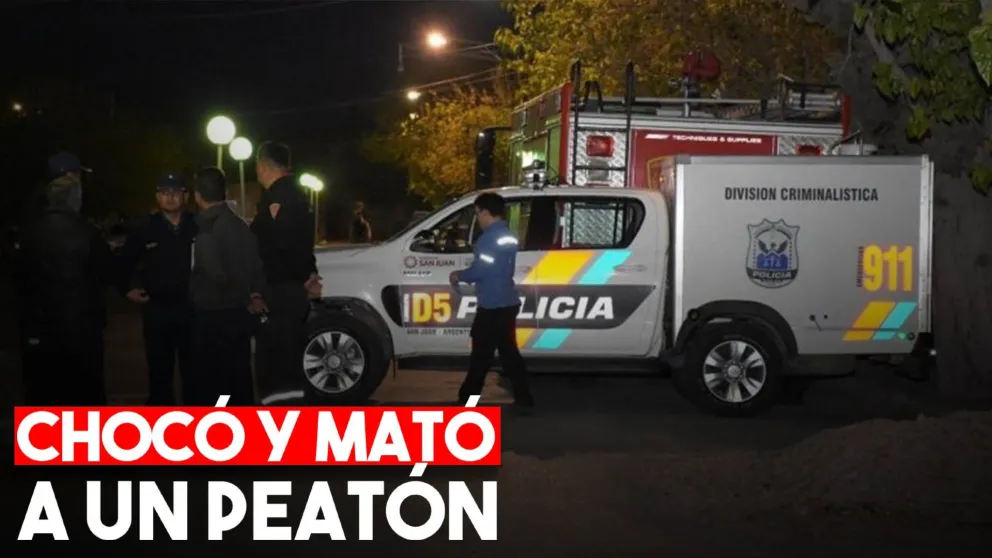 Un hombre murió luego de ser atropellado en Santa Lucía