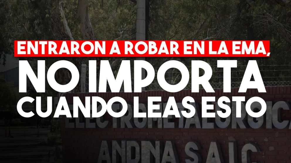 Se metieron a robar a la EMA otra vez