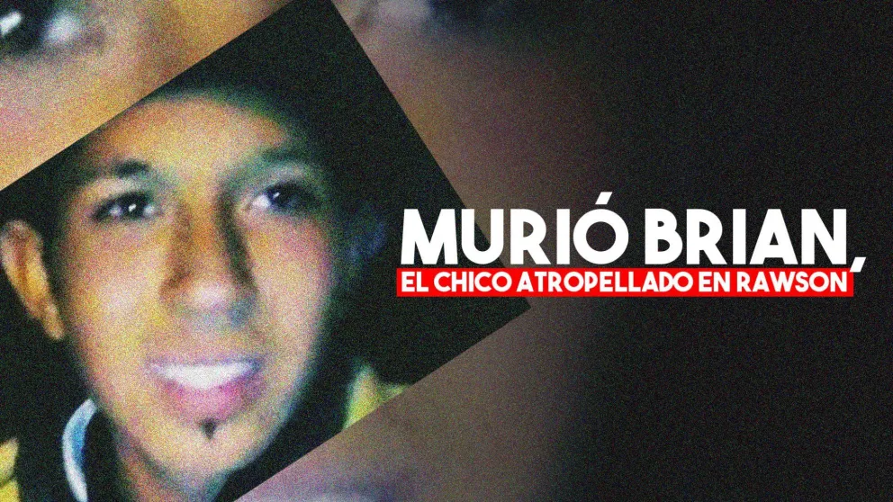 Murió Brian, el joven atropellado en Rawson