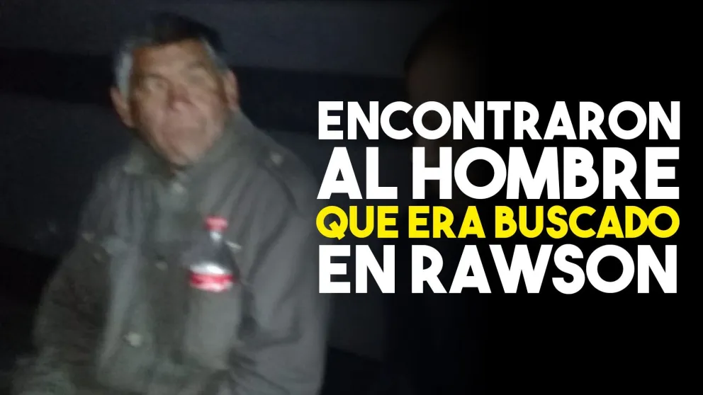 Encontraron en Caucete al hombre que se perdió en Rawson
