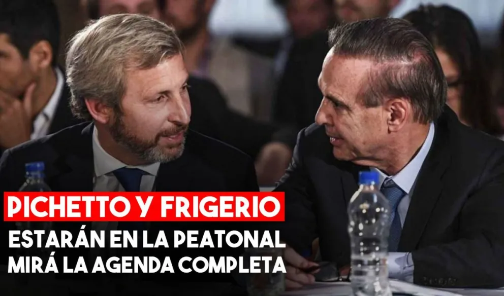La agenda de Pichetto y Frigerio en San Juan