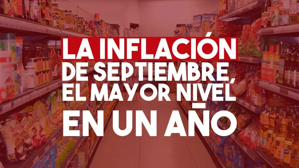 La inflación se aceleró en septiembre al 5,9%, el mayor nivel en un año