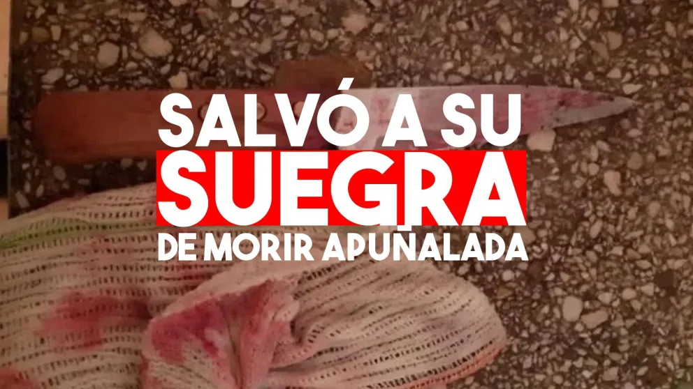 Yerno héroe: salvó a su suegra de un ataque
