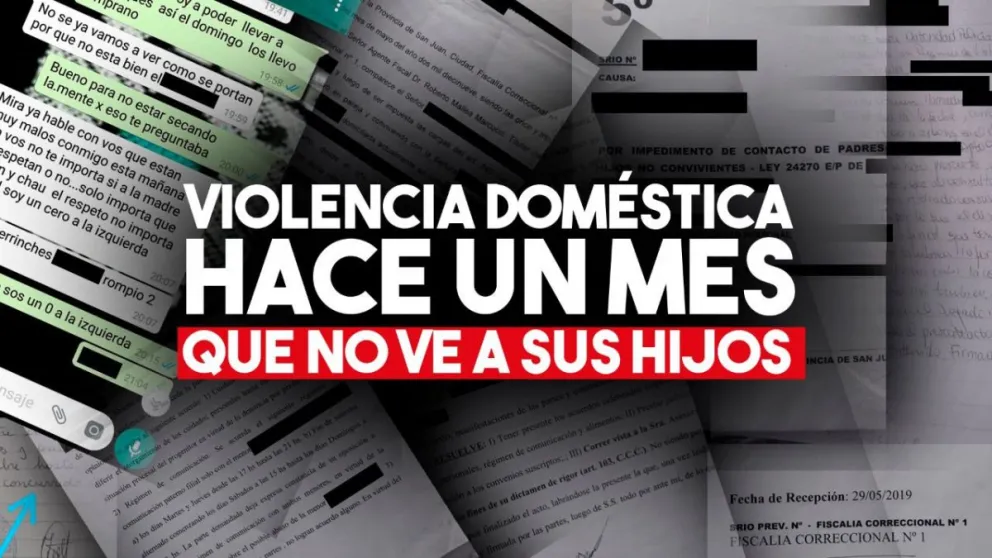 El sufrimiento de un padre sanjuanino que no ve a sus hijos desde hace un mes