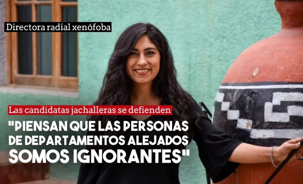 Una candidata embajadora del Sol se defendió de los dichos de la directora radial