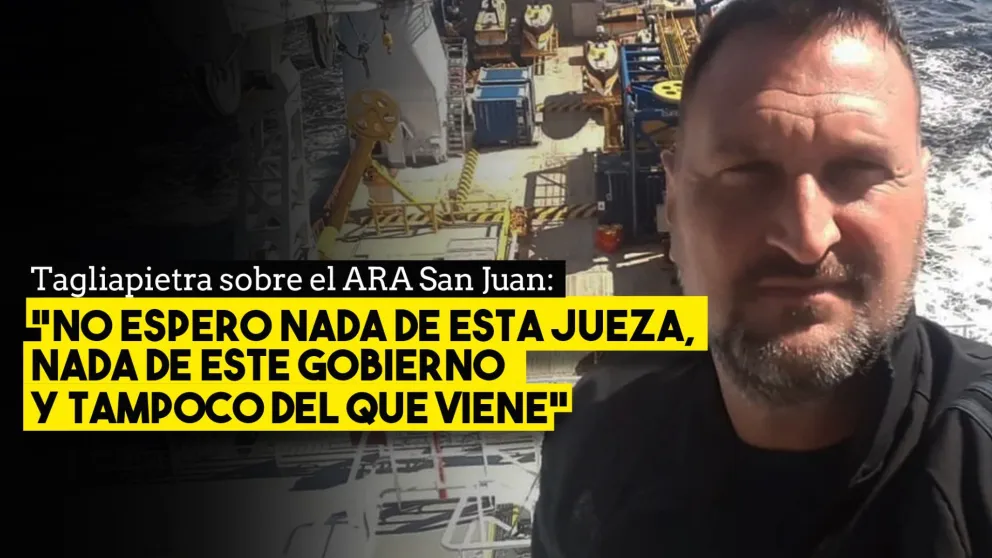 Tagliapietra, ARA San Juan: “Si la imputación es por un delito menor sería una cargada, muy grave”