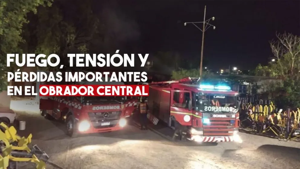 Se incendió el obrador de Capital: hubo importantes pérdidas
