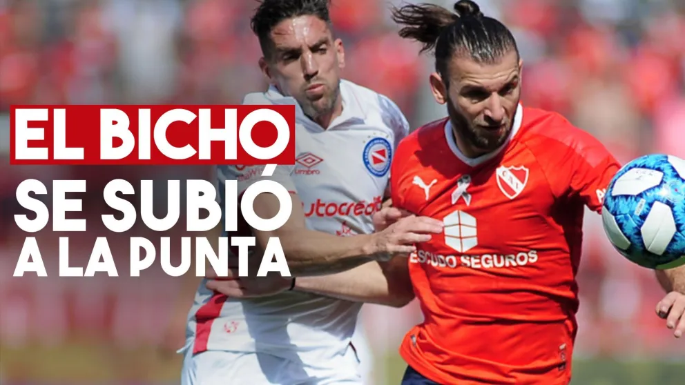 Argentinos Juniors venció a Independiente y se subió a la punta