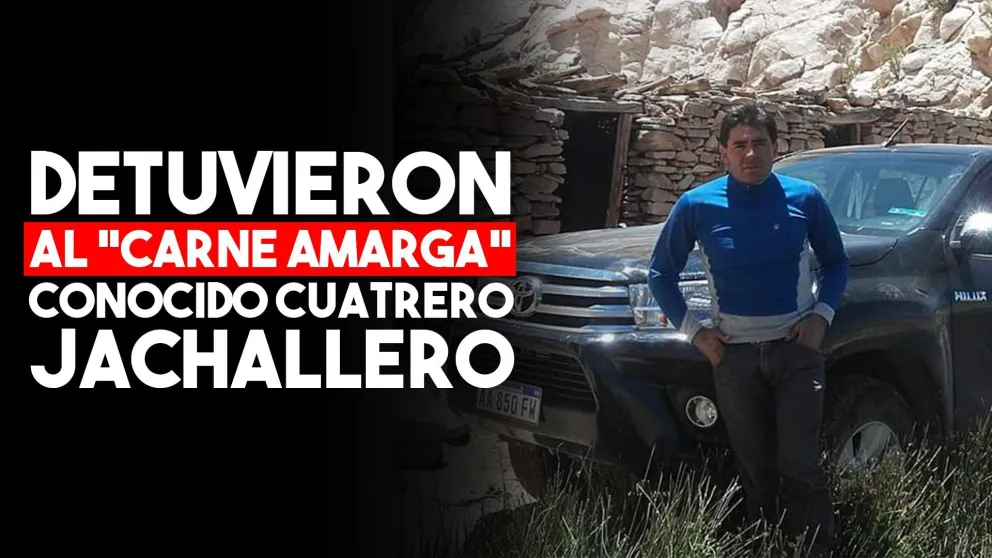 Detuvieron a un conocido cuatrero de Jáchal