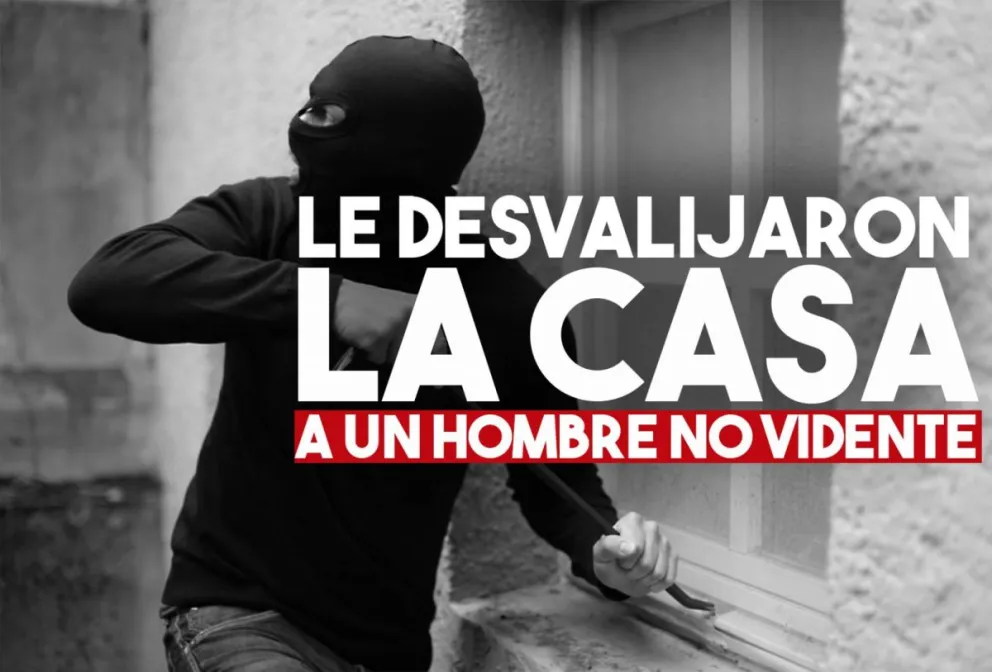 Le desvalijaron la casa a un vendedor ambulante de Chimbas