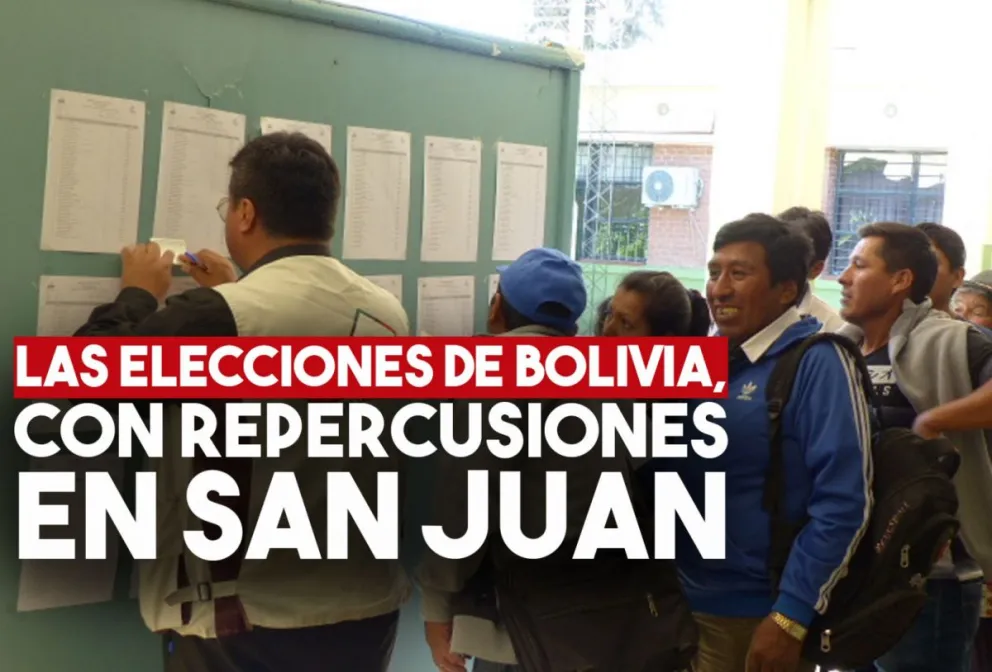 Por primera vez, ciudadanos bolivianos votaron en San Juan
