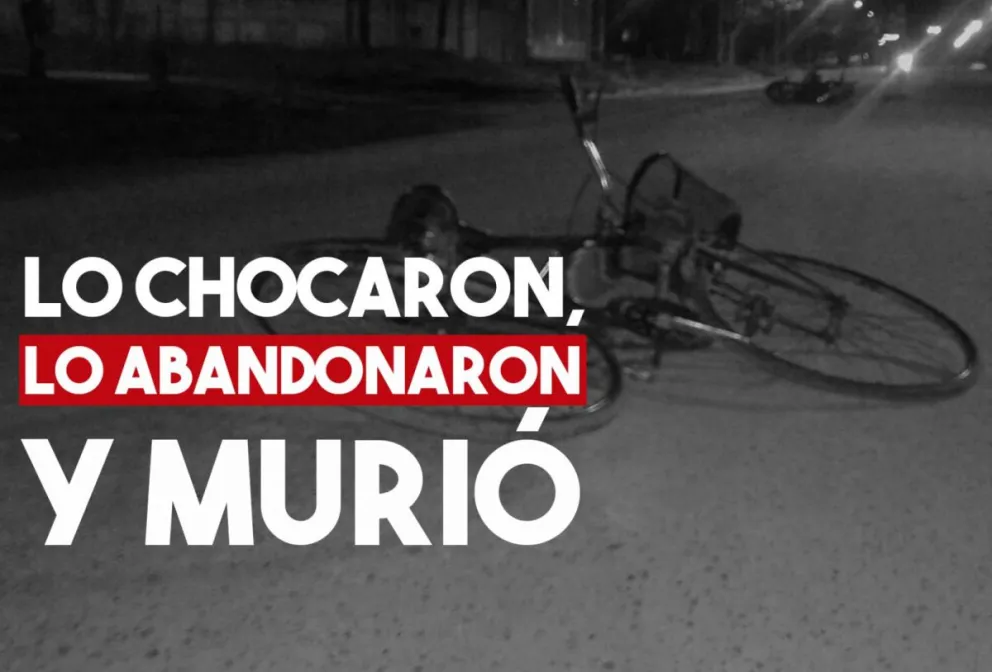 Un ciclista murió luego de ser embestido y abandonado