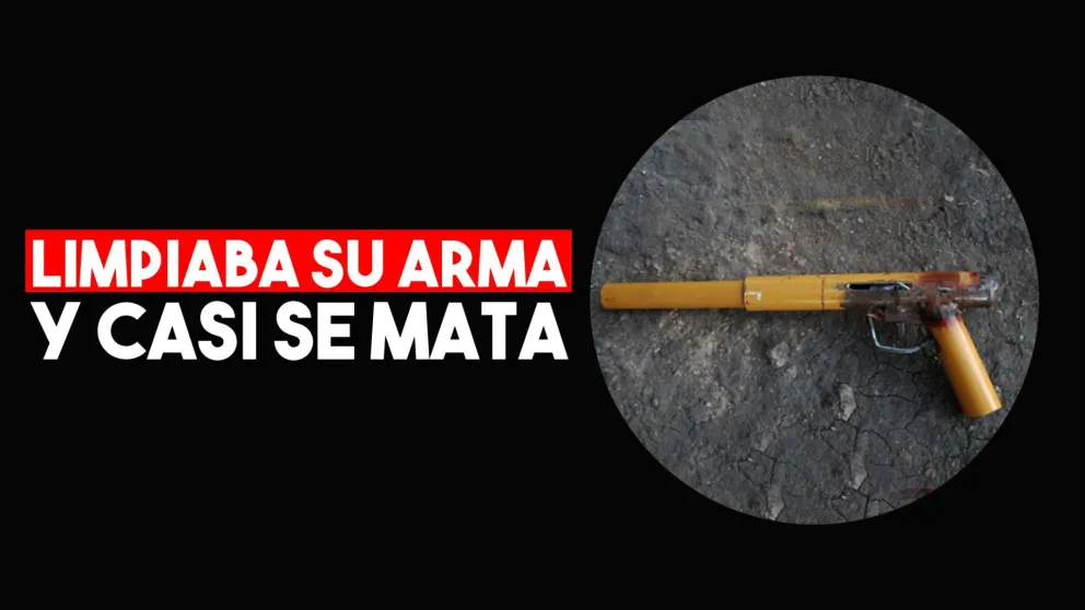 Se autodisparó cuando limpiaba una tumbera