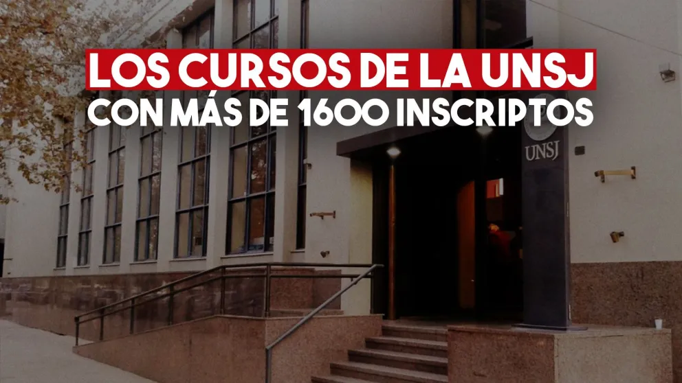 Para los cursos de la UNSJ se inscribieron más de 1.600 personas