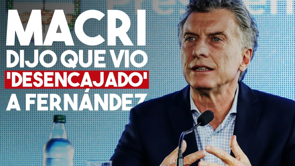 Mauricio Macri contó que vio a Fernández “desencajado, como si no se sintiera ganador”