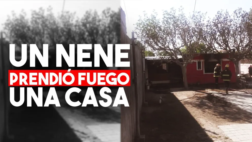 Un nene de cuatro años provocó un feroz incendio en su casa