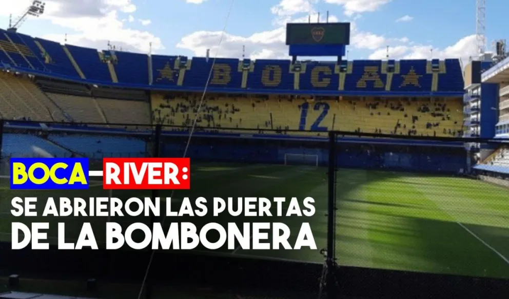 La bombonera ya abrió sus puertas