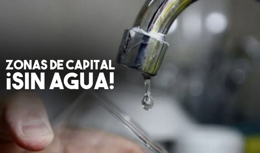 Disminución del servicio de agua potable en Capital