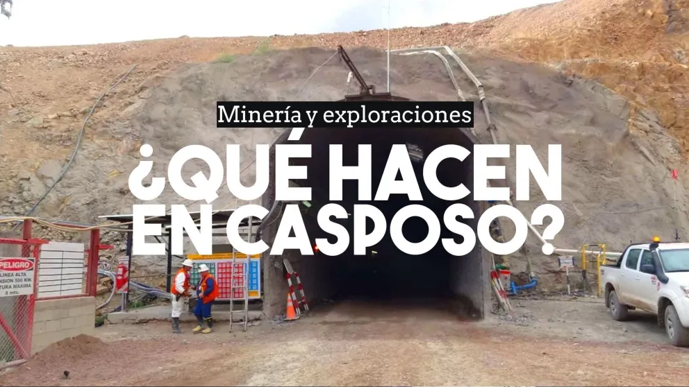 Casposo: para qué subieron algunos empleados a la mina