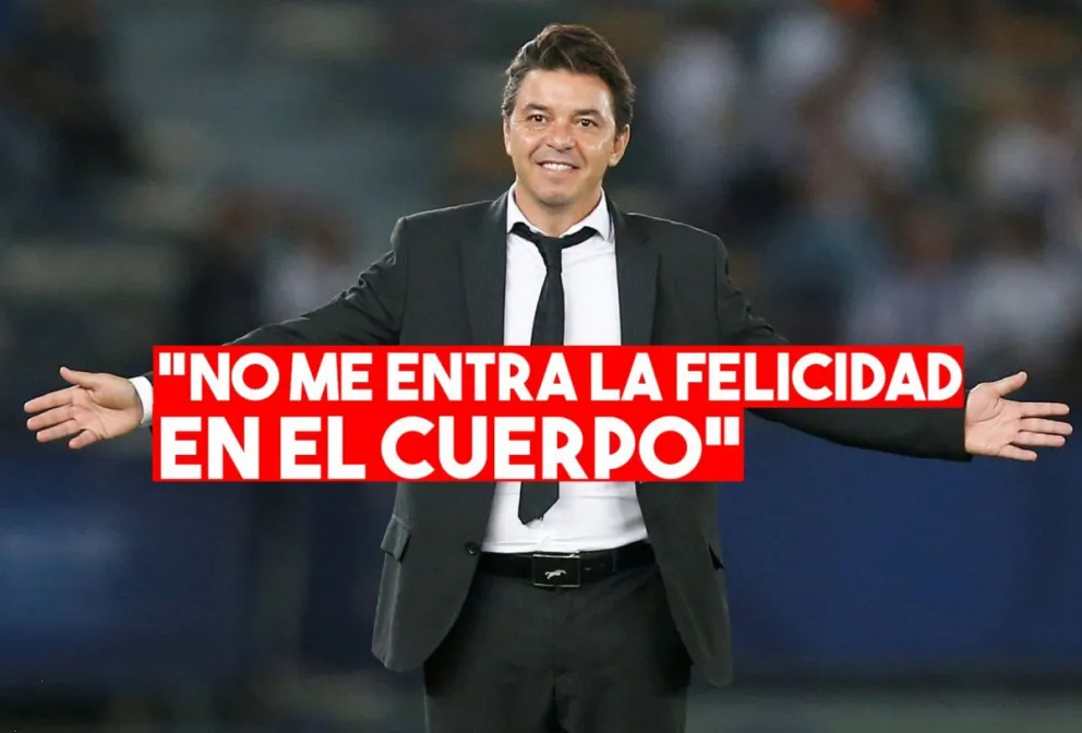 Gallardo, feliz por el triunfo: "Me saco el sombrero con este grupo de jugadores"