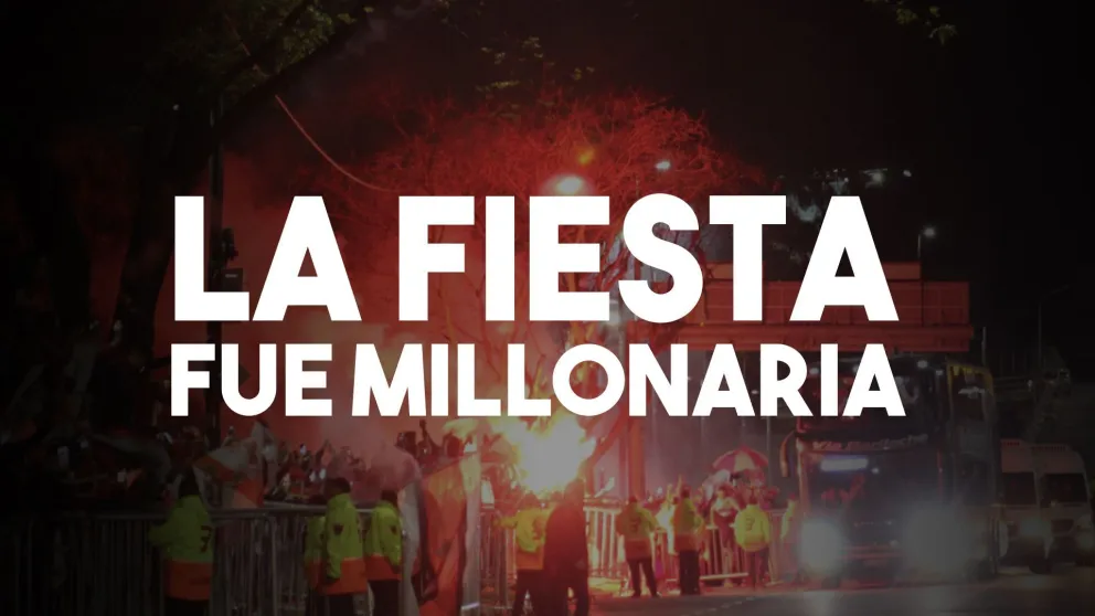 La fiesta de los hinchas de River en el Monumental