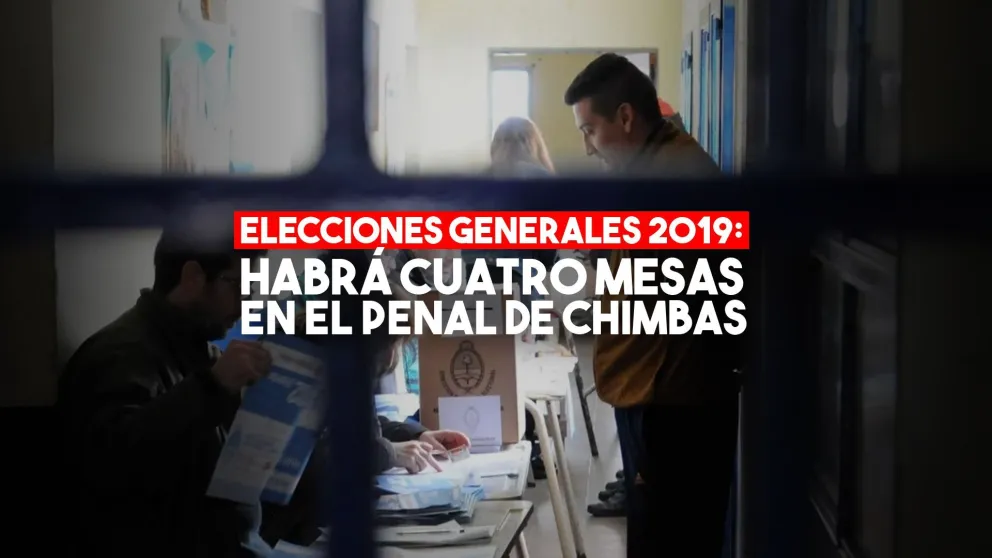 Elecciones Generales: habrá cuatro mesas en el Penal de Chimbas