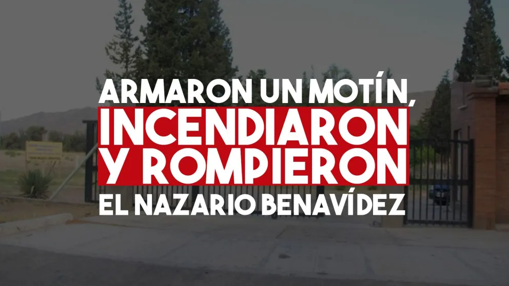 Menores destrozaron el instituto Nazario Benavídez: incendiaron el interior y rompieron los vidrios