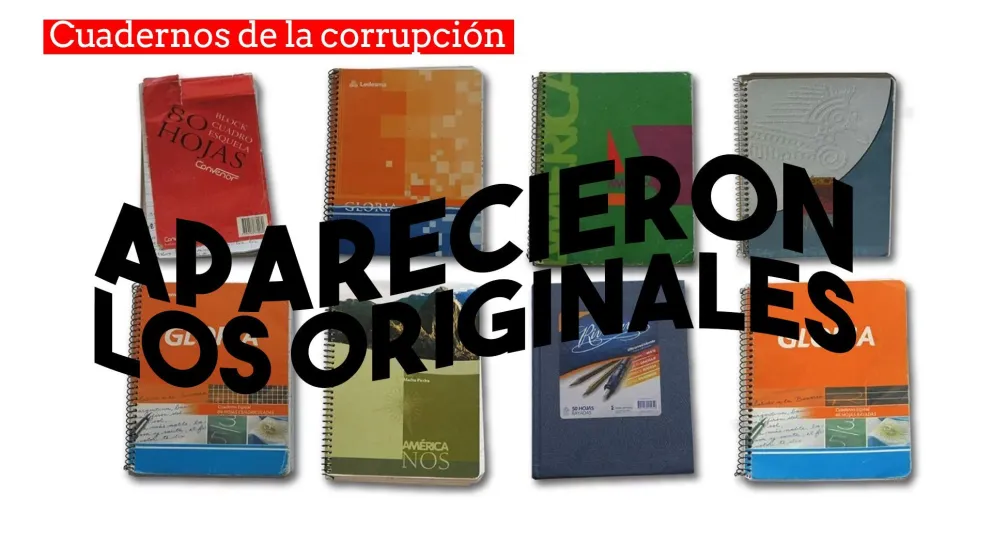 Confirmaron que los cuadernos de Centeno son originales