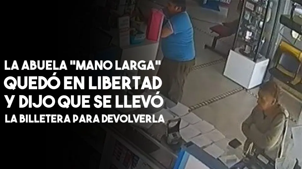 La abuela que cayó presa dijo que se llevó la billetera para devolvérsela a su dueño