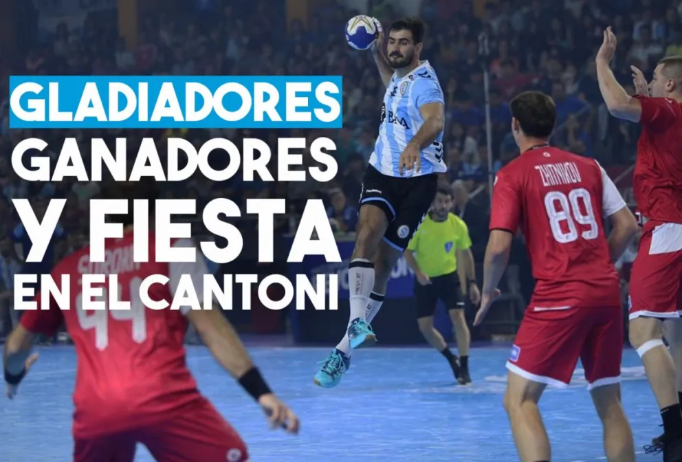 Los Gladiadores debutaron con una victoria en el Torneo Cuatro Naciones