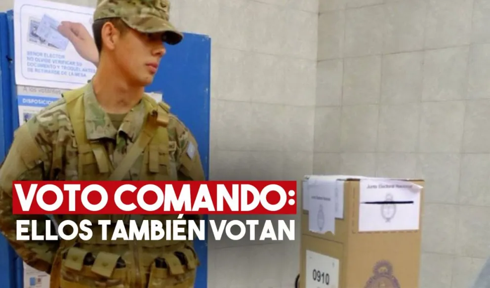 Voto comando: las fuerzas de seguridad también votan