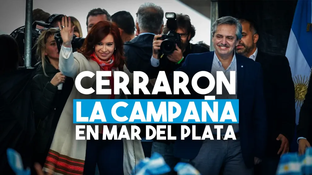 Alberto y Cristina cerraron la campaña: "Somos la esencia de lo que quiere el pueblo argentino"