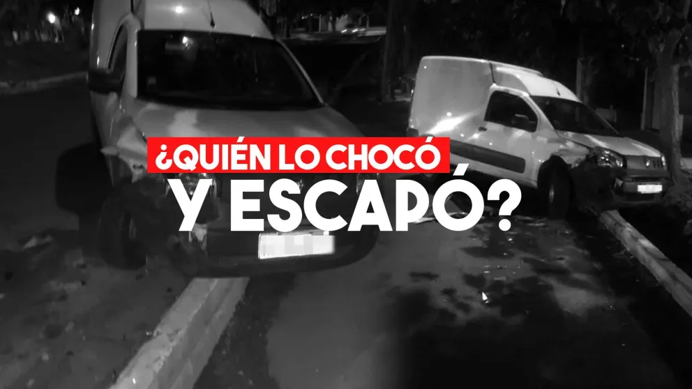 Le chocaron el utilitario y escaparon: busca al autor en redes sociales