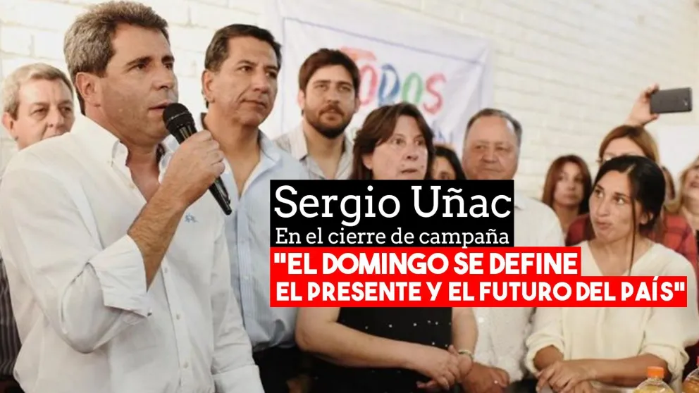 Sergio Uñac: “El domingo se define el presente y el futuro del país"