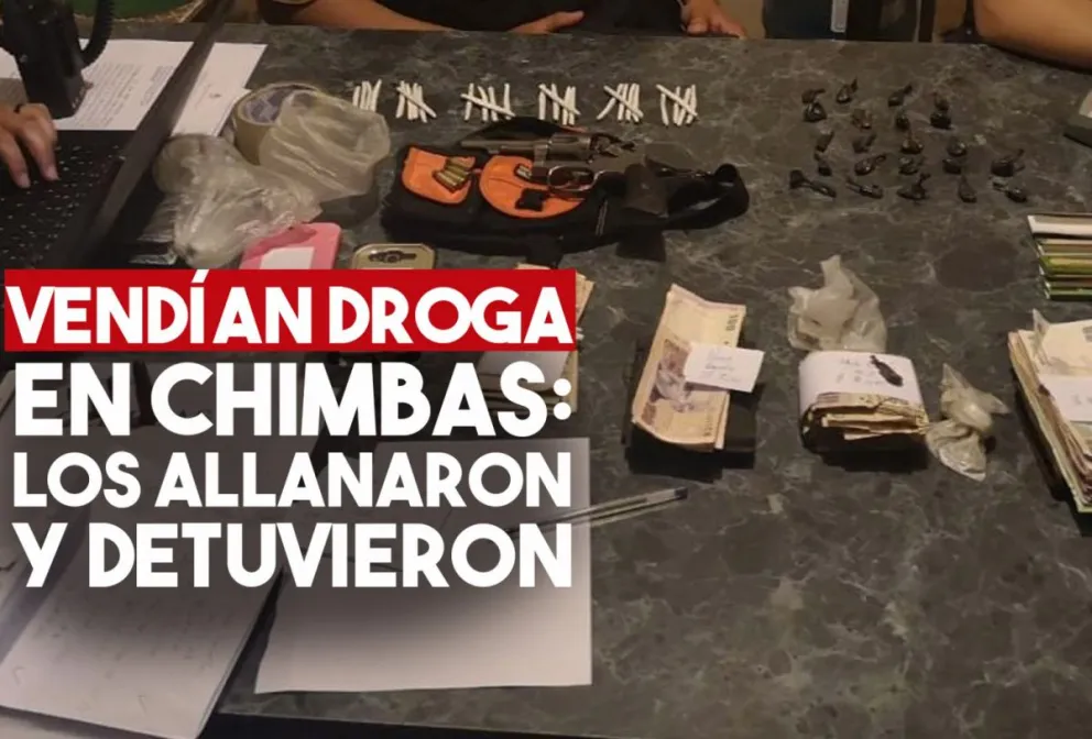 Desbaraton un kiosco de droga en Chimbas