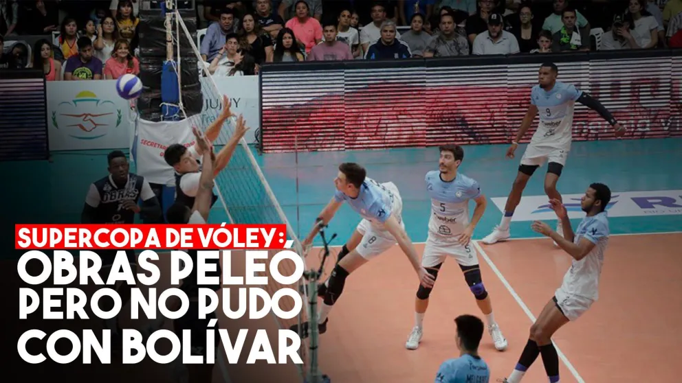 Obras no pudo con Bolívar y fue subcampeón de la Supercopa