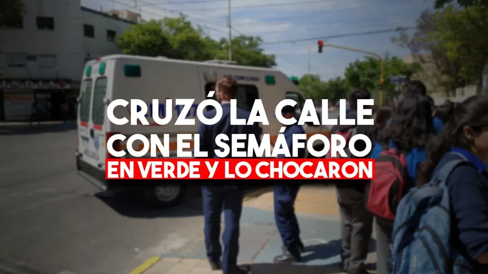 Chocaron a un joven a la salida de la escuela en pleno microcentro