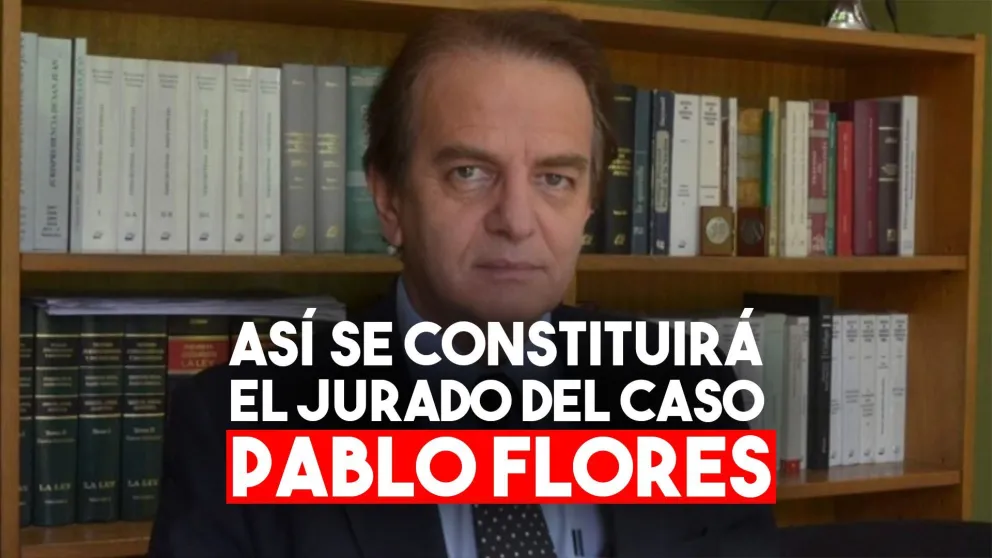 Jurado constituído para el caso del Juez Pablo Flores