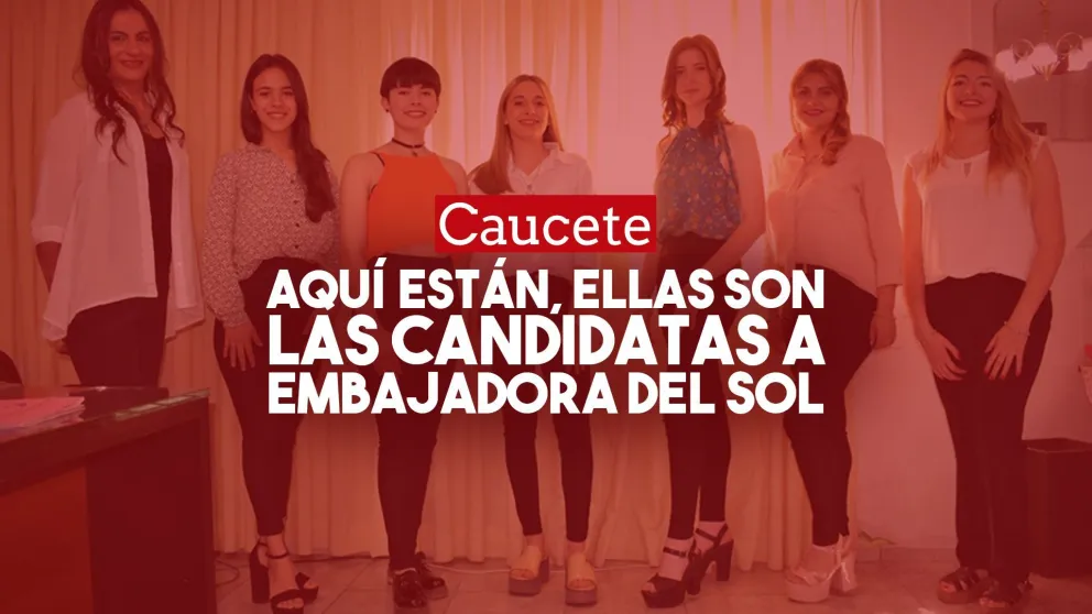 Este viernes, Caucete presentó a sus candidatas a embajadora del Sol
