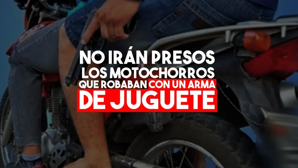 Prisión condicional para los motochorros que robaban con un arma de juguete