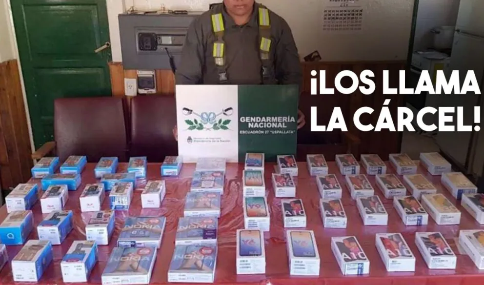 Secuestran contrabando de celulares de más de medio millón de pesos que venía desde Chile