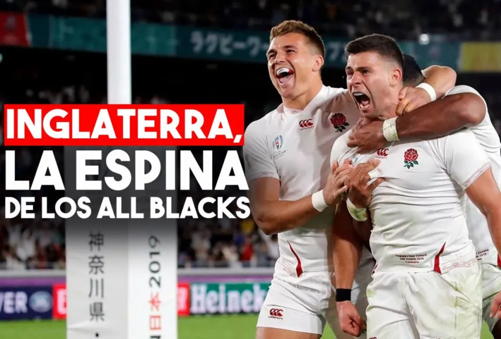 Inglaterra golpeó a los All Blacks: ganó 19-7 y se metió en la final del Mundial de rugby