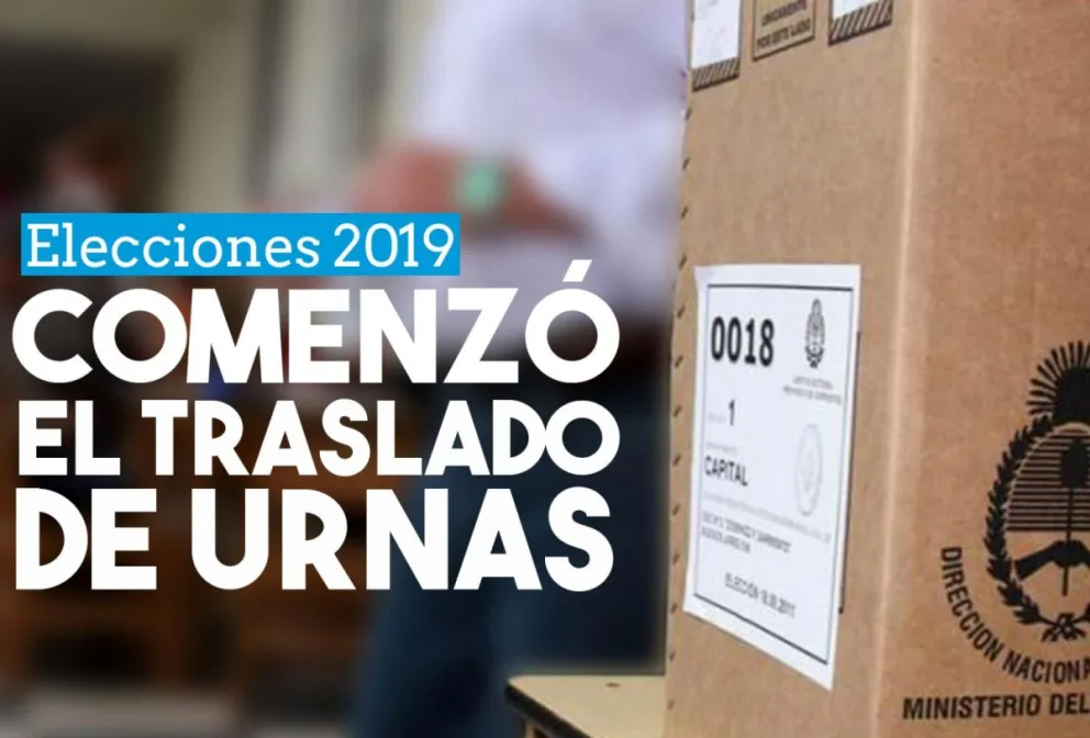Comenzó el operativo para la distribución de urnas en todo el país