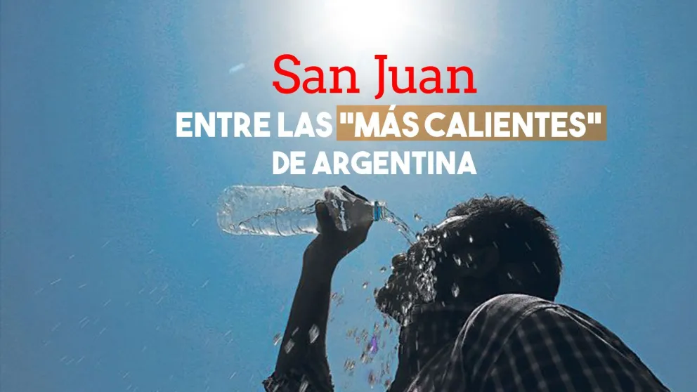 San Juan en el top tres de las provincias más calurosas