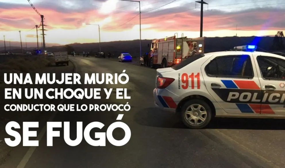 Una mujer murió en un siniestro vial, el conductor que provocó el siniestro se fugó