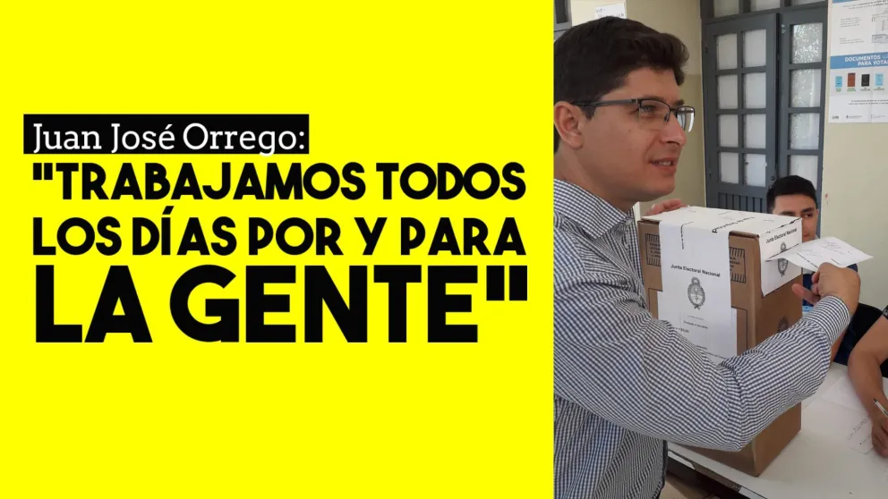 Juan José Orrego: “Trabajamos todos los días por y para la gente”