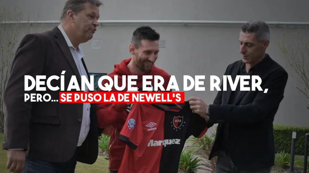 Messi reafirmó que es hincha de Newell's