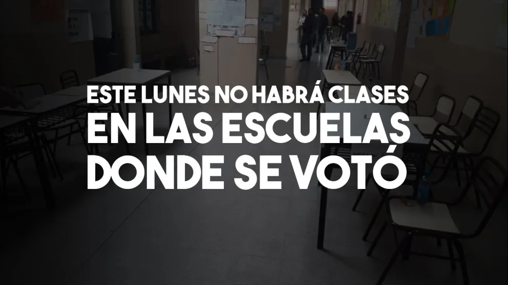 Este lunes no hay clases en las escuelas donde hubo elecciones