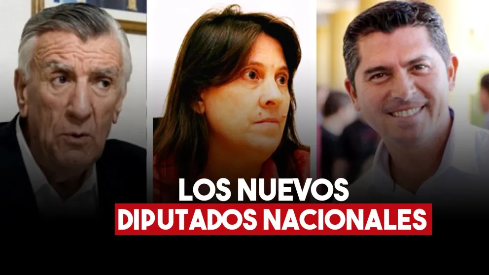 José Lus Gioja, Graciela Caselles y Marcelo Orrego, los nuevos diputados nacionales
