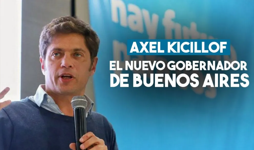 Axel Kicillof logra un contundente triunfo y se convierte en gobernador de Buenos Aires